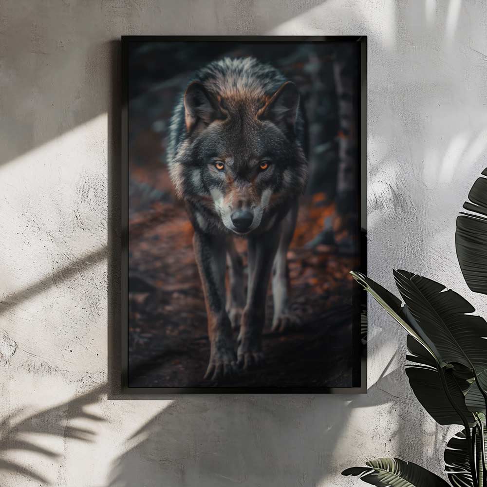 Wolf Walking Poster