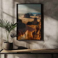 Rocks and Desert Poster