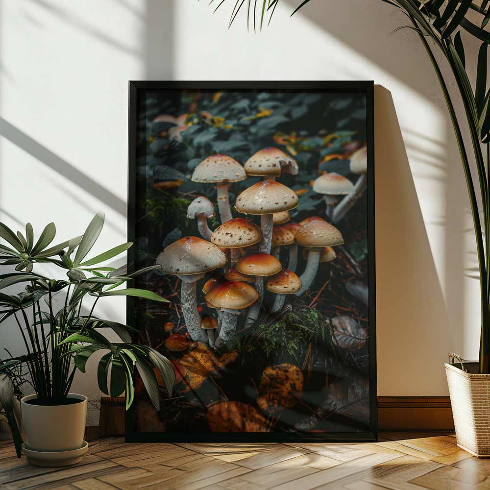 Mushroom Forest Poster