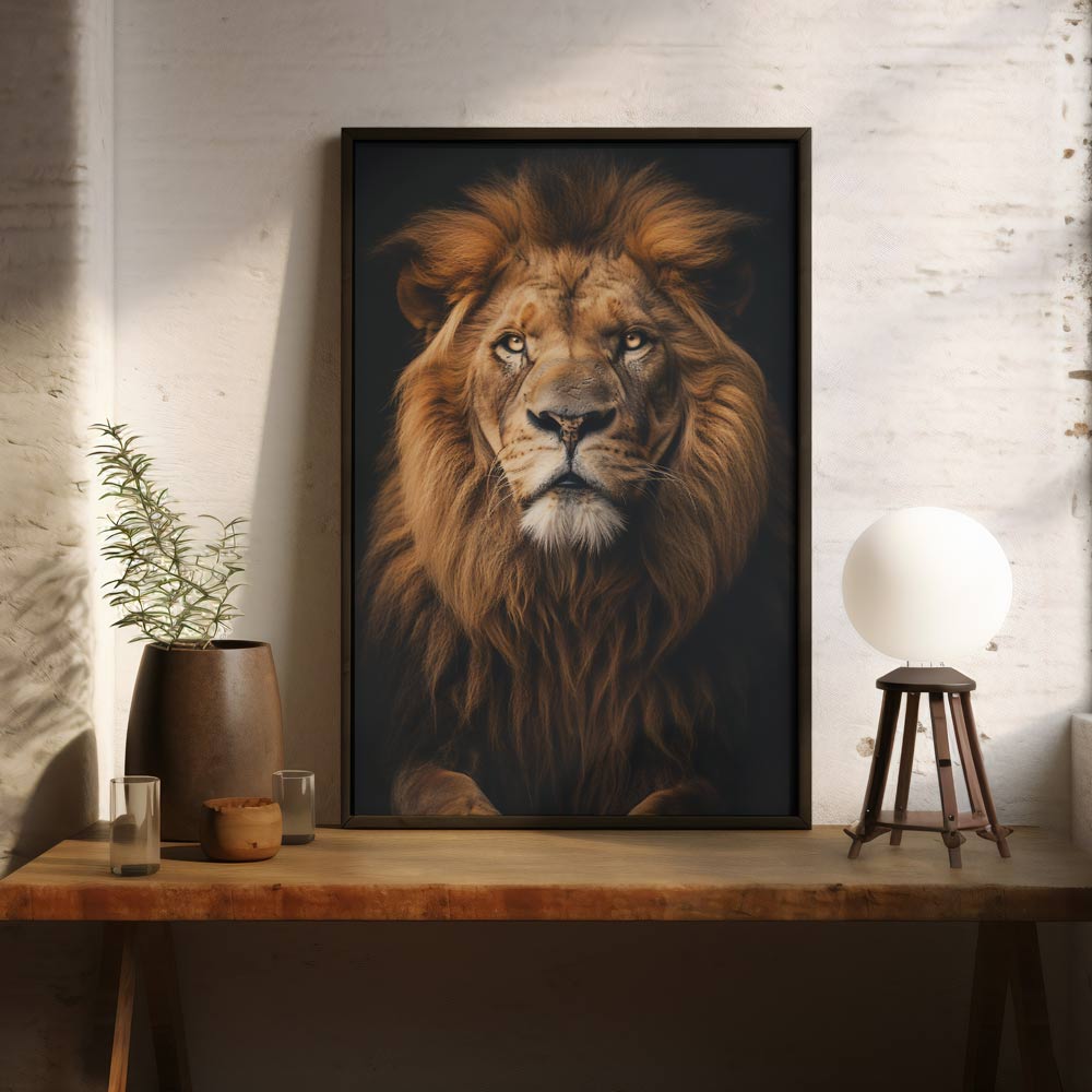 Wild Lion Poster