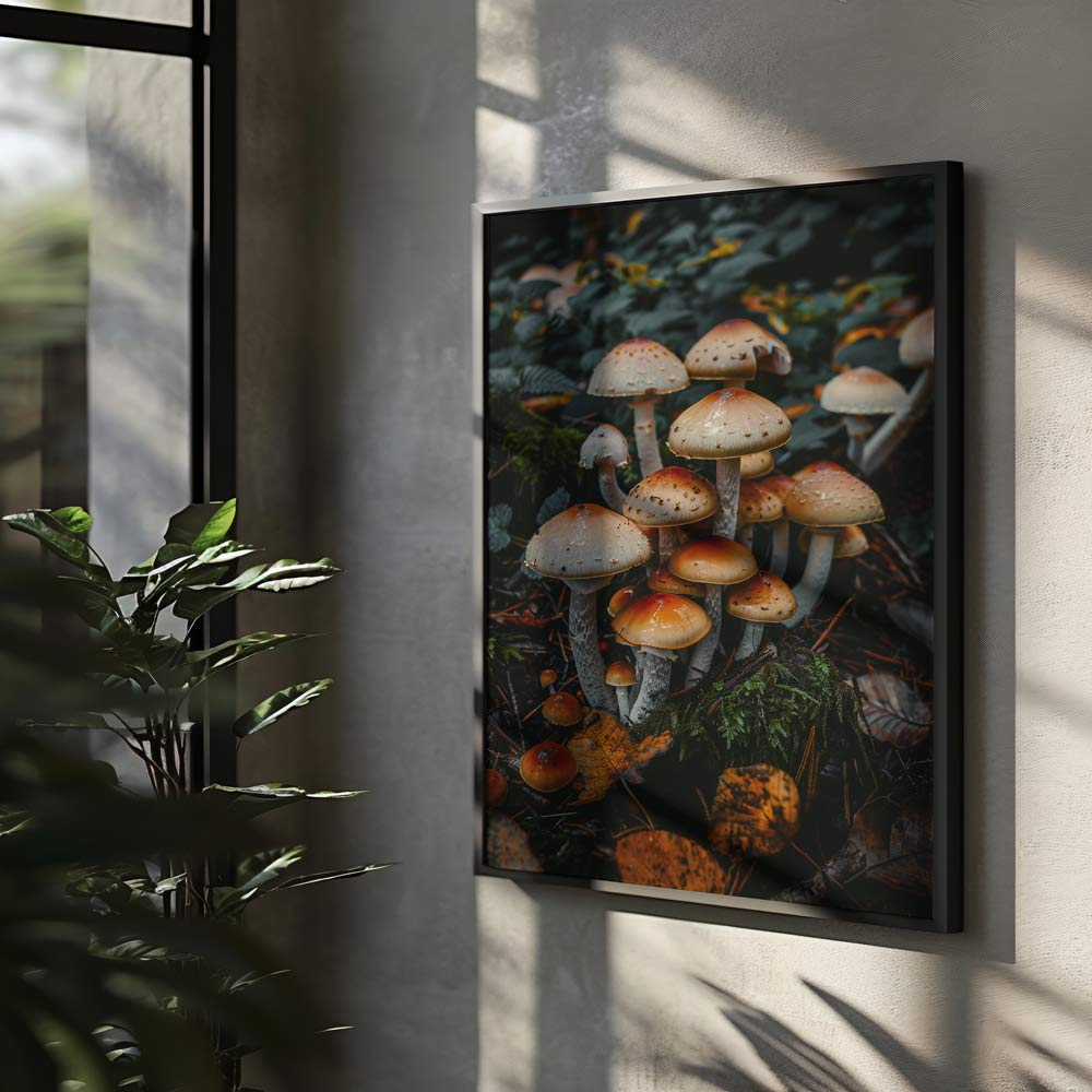 Mushroom Forest Poster