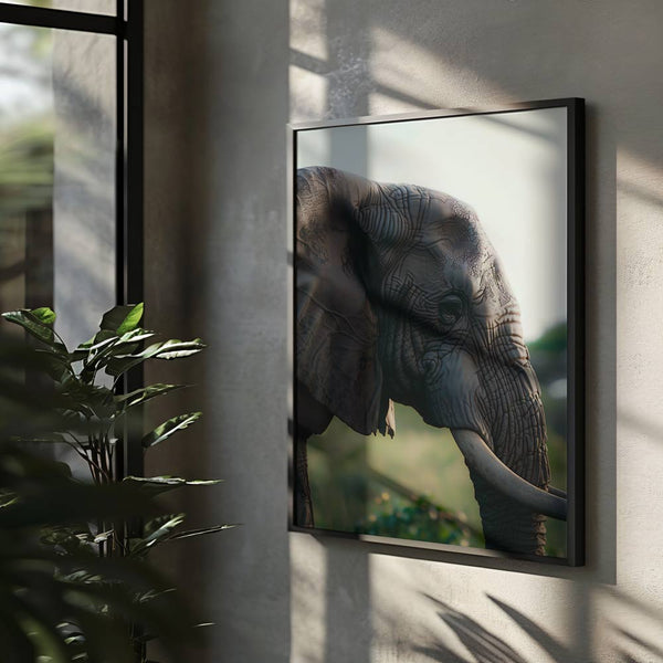 Wild Elephant Poster