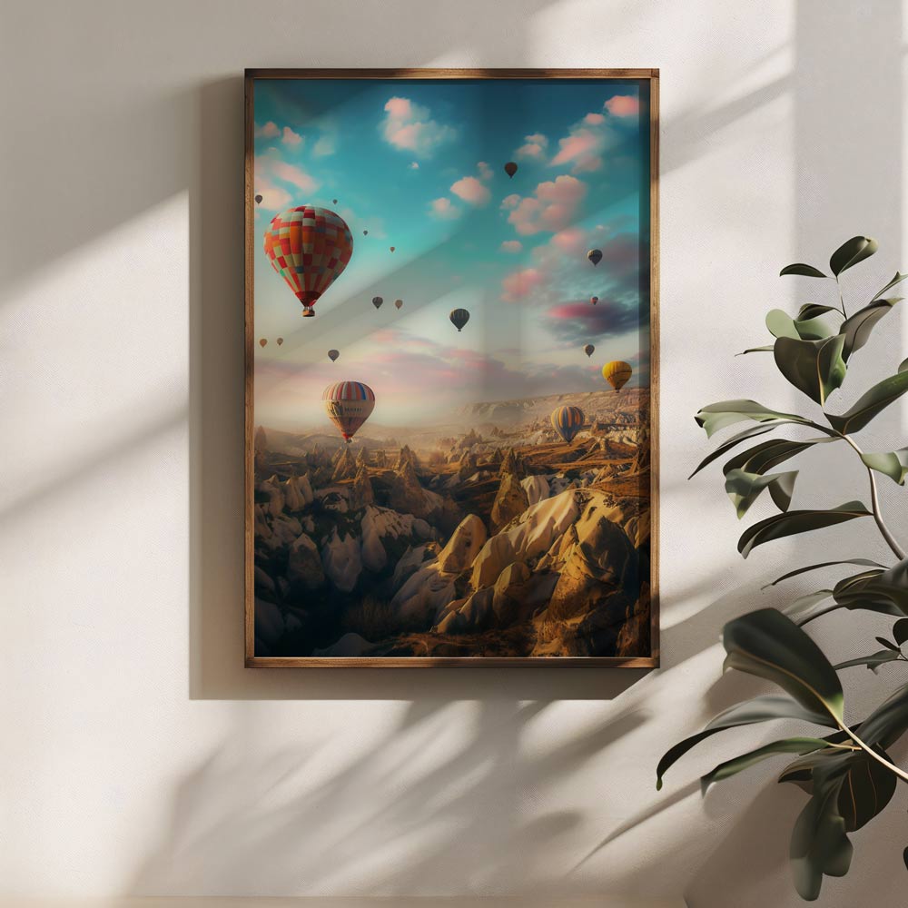 Hot Air Balloons Poster