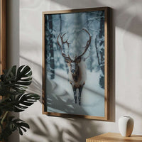 Reindeer Winter Poster