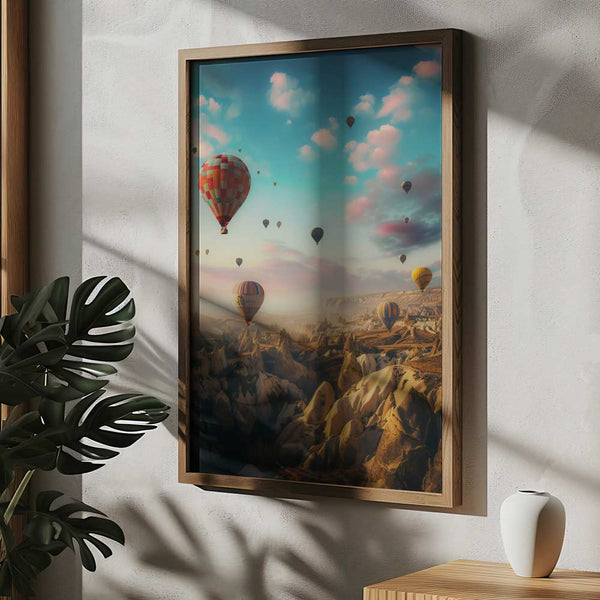 Hot Air Balloons Poster