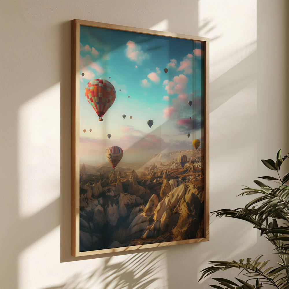 Hot Air Balloons Poster