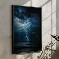 Ocean Lightning Poster