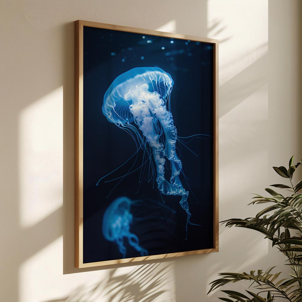 Ocean Jellyfish Poster