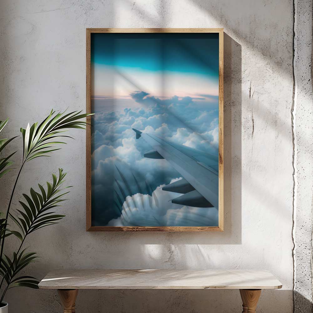 Cloud Airplane Poster