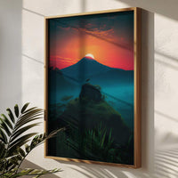 Asian Sunset Poster