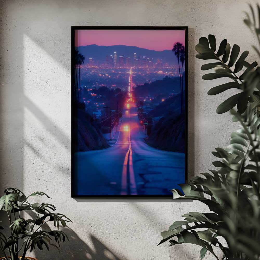 City Sunset Poster