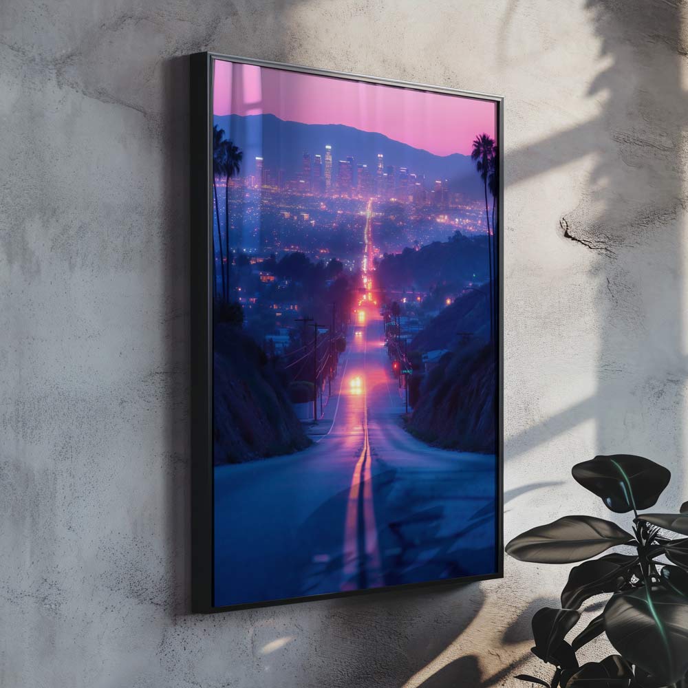 City Sunset Poster