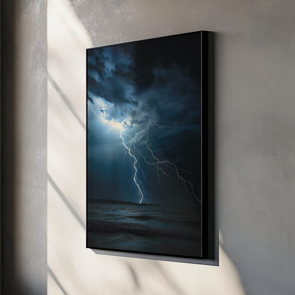 Ocean Lightning Poster