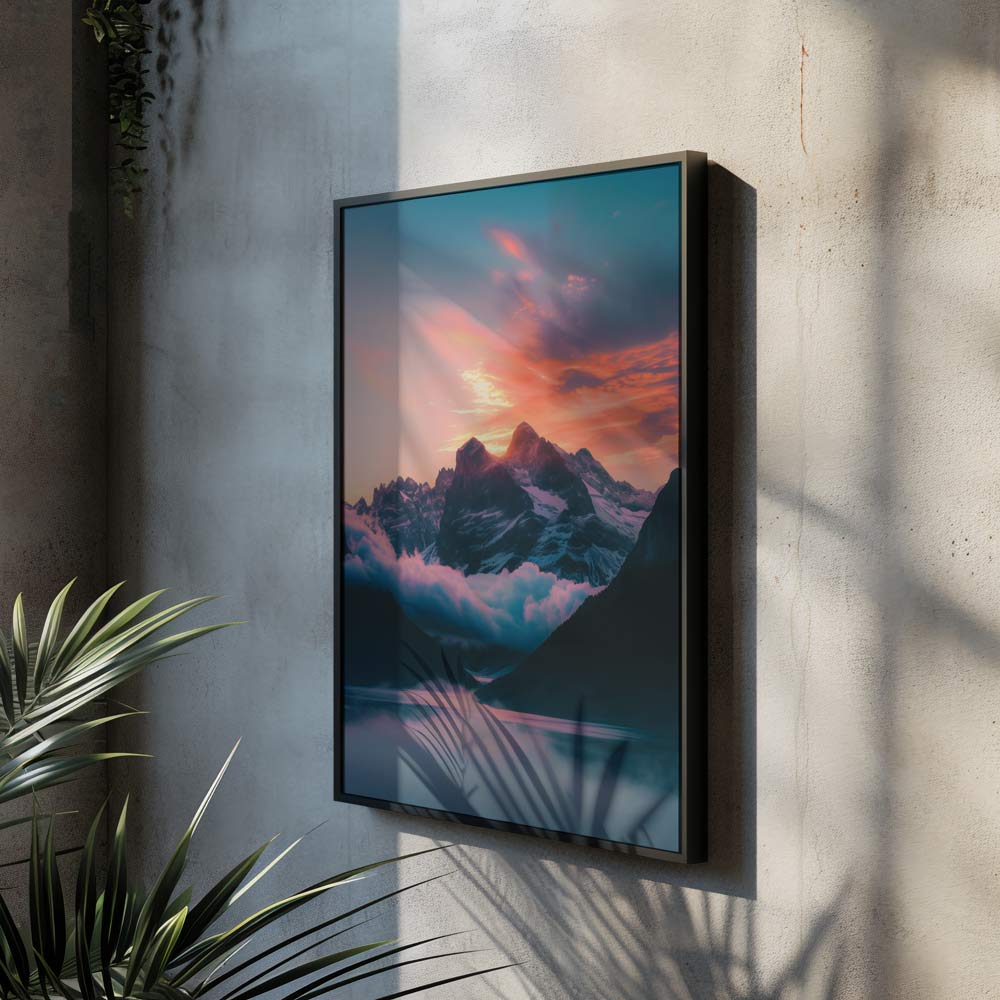 Mountain Sunset Poster