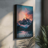 Mountain Sunset Poster