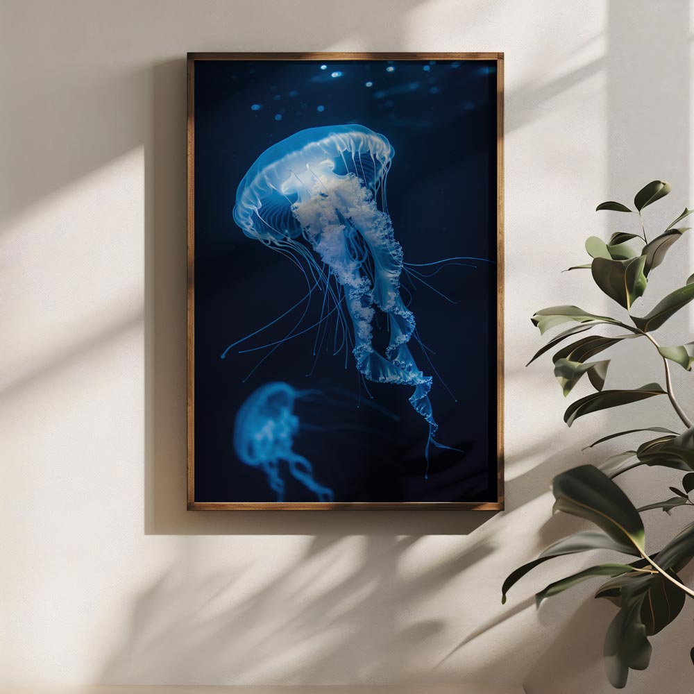 Ocean Jellyfish Poster